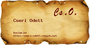 Cseri Odett névjegykártya